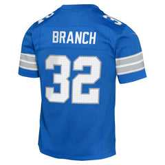 Nike Brian Branch Detroit Lions Youth Game Jersey Blue