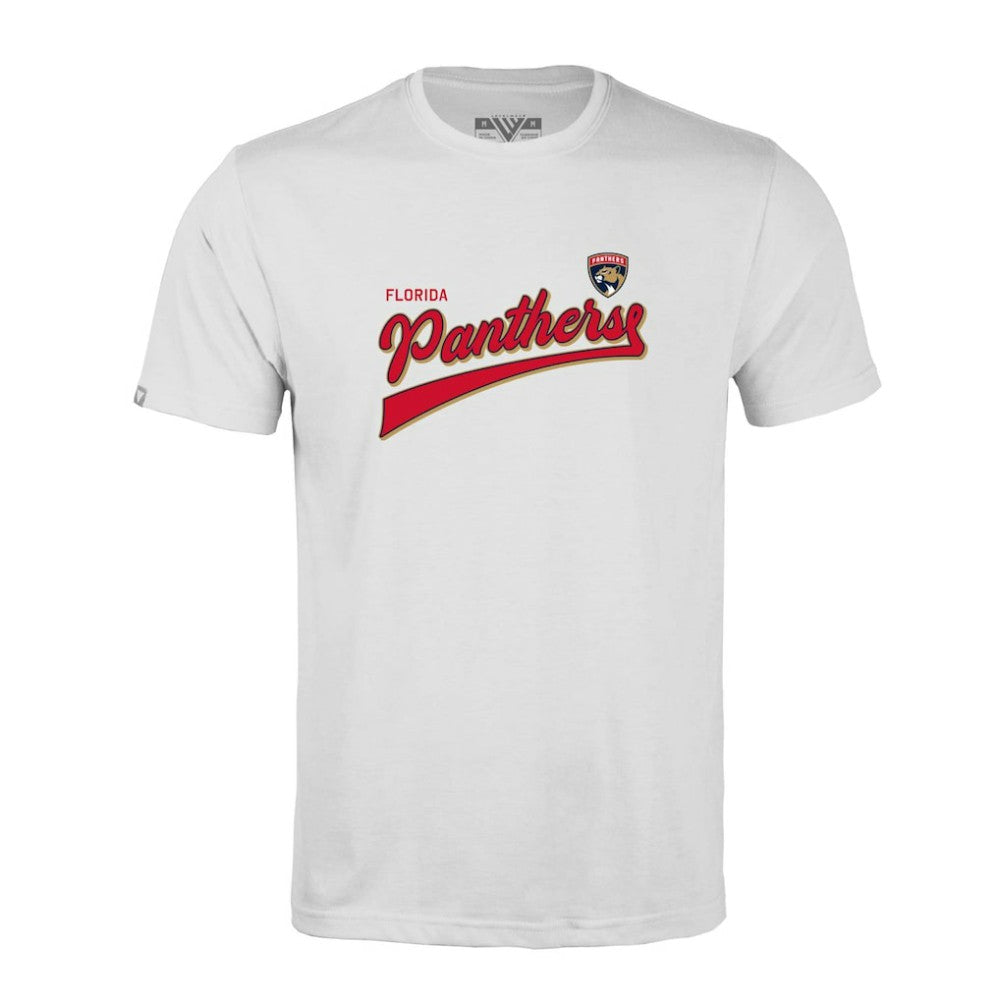 Florida Panthers Levelwear Richmond Retro Script T-Shirt - White - NHL 201183320