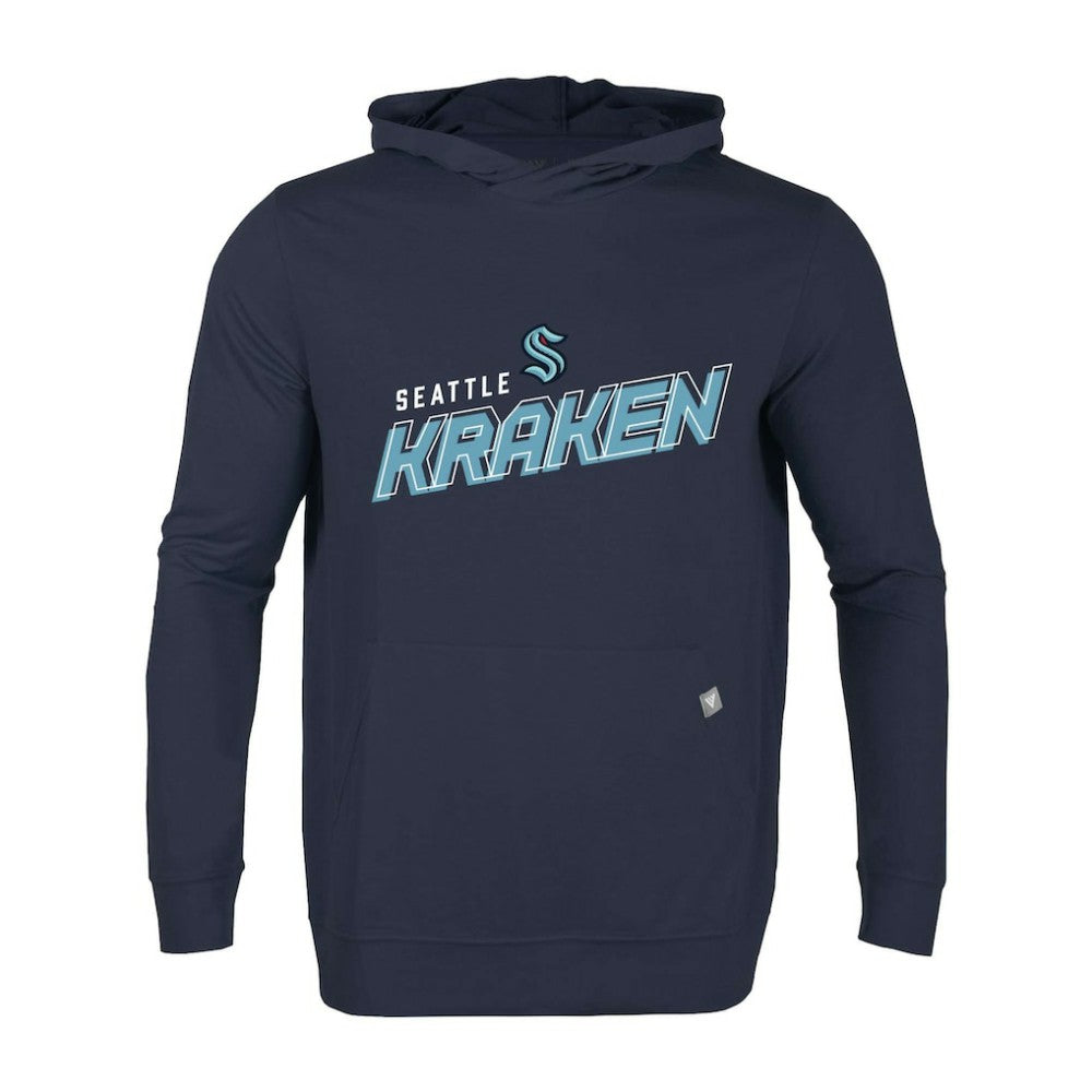 Seattle Kraken Levelwear Relay Premier 2.0 Pullover Hoodie - Deep Sea Blue - NHL 201183343