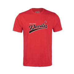 New Jersey Devils Levelwear Youth Little Richmond Retro Script T-Shirt - Red - NHL 201183402