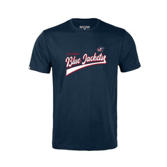 Columbus Blue Jackets Levelwear Youth Little Richmond Retro Script T-Shirt - Navy - NHL 201183409