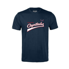 Washington Capitals Levelwear Youth Little Richmond Retro Script T-Shirt - Navy - NHL 201183424