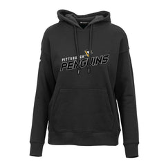 Pittsburgh Penguins Levelwear Women's Adorn Premier 2.0 Fleece Pullover Hoodie - Black - NHL 201183488