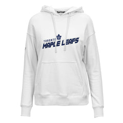Toronto Maple Leafs Levelwear Women's Adorn Premier 2.0 Fleece Pullover Hoodie - White - NHL 201183492