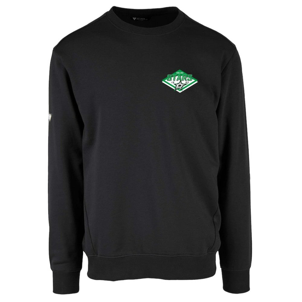 Dallas Stars Levelwear Zane Club Patch 2.0 Pullover Sweatshirt - Black - NHL 201183563