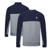 Winnipeg Jets Levelwear Legacy Insignia Core Sweatshirt - Navy/Gray - NHL 201183646