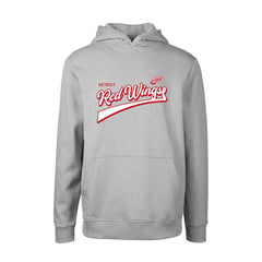 Detroit Red Wings Levelwear Youth Podium Retro Script Fleece Pullover Hoodie - Gray - NHL 201183771