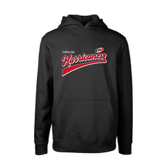 Carolina Hurricanes Levelwear Youth Podium Retro Script Fleece Pullover Hoodie - Black - NHL 201183773