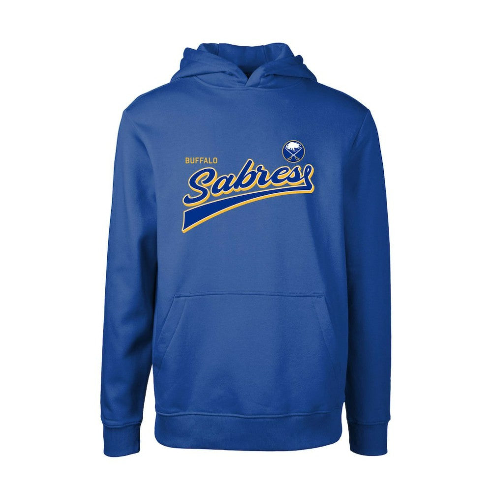 Buffalo Sabres Levelwear Youth Podium Retro Script Fleece Pullover Hoodie - Royal - NHL 201183780