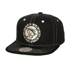 Pittsburgh Penguins Mitchell & Ness Energy Contrast Natural Snapback Hat - Black - NHL 201184270