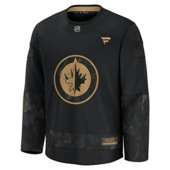 Winnipeg Jets Fanatics 2024 Military Appreciation Practice Jersey - Black - NHL 201189514