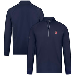 Boston Red Sox Levelwear Theory Insignia Quarter-Zip Pullover - Navy - MLB Lifestyle
