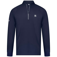 New York Yankees Levelwear Theory Insignia Quarter-Zip Pullover - Navy - MLB Lifestyle