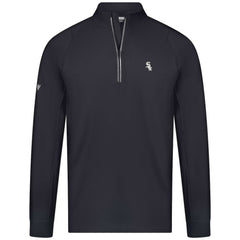 Chicago White Sox Levelwear Theory Insignia Quarter-Zip Pullover - Black - MLB Online
