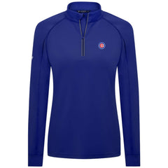 Chicago Cubs Levelwear Women's Kinetic Insignia Quarter-Zip Pullover - Royal - MLB Lifestyle