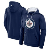 Winnipeg Jets Fanatics Defender Pullover Hoodie - Navy - NHL 201190085