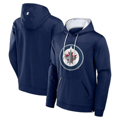 Winnipeg Jets Fanatics Defender Pullover Hoodie - Navy - NHL 201190085