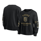 Vegas Golden Knights Fanatics Women's Go Team Pullover Sweatshirt - Black - NHL 201190246