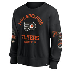 Philadelphia Flyers Fanatics Women's Go Team Pullover Sweatshirt - Black - NHL 201190248