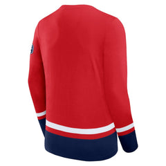 Washington Capitals Fanatics High Point Long Sleeve T-Shirt - Red - NHL 201190264