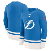Tampa Bay Lightning Fanatics High Point Long Sleeve T-Shirt - Blue - NHL 201190283