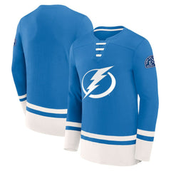Tampa Bay Lightning Fanatics High Point Long Sleeve T-Shirt - Blue - NHL 201190283