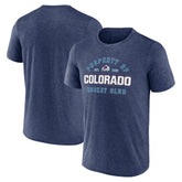 Colorado Avalanche Fanatics Property Of T-Shirt - Heather Heather Blue - NHL 201190982