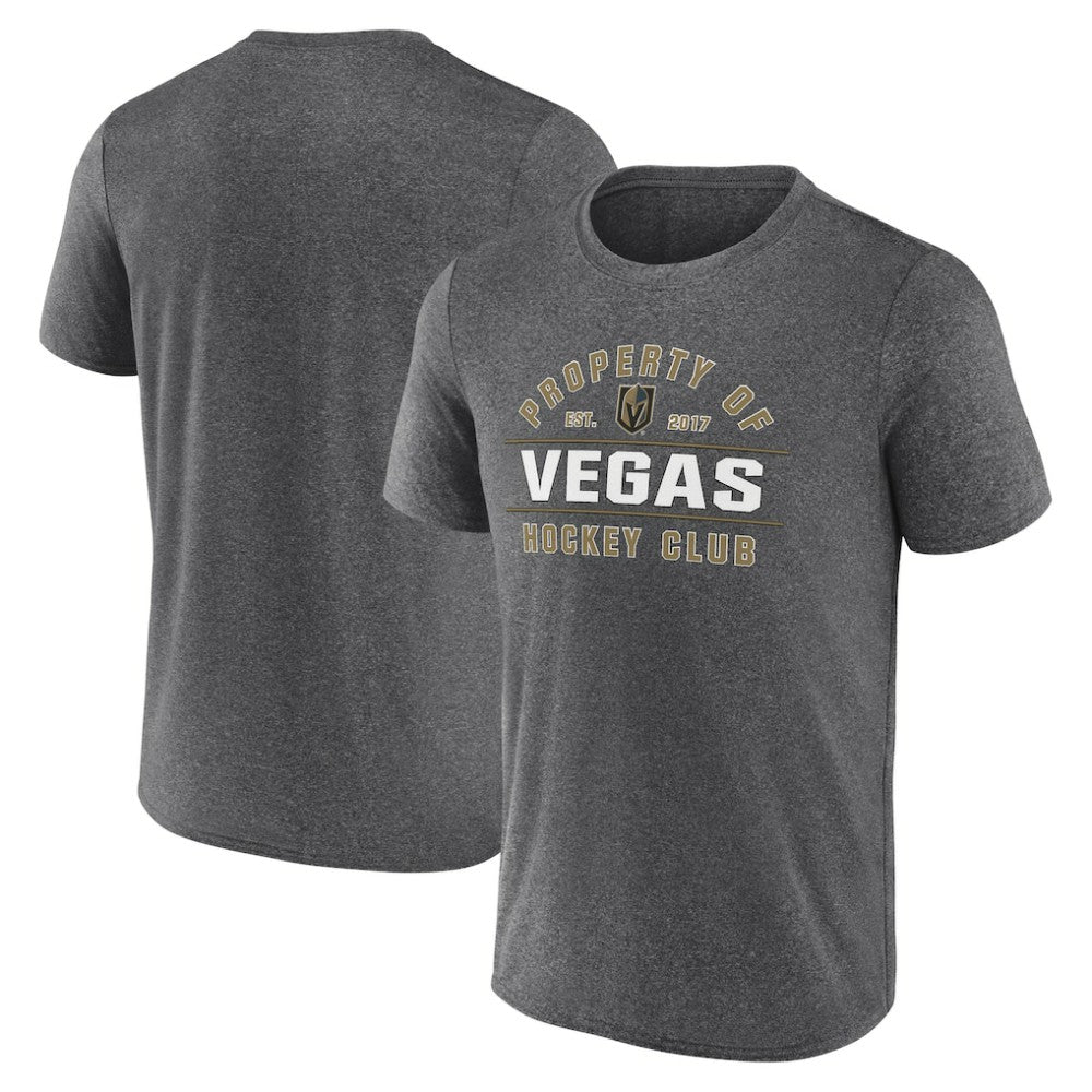 Vegas Golden Knights Fanatics Property Of T-Shirt - Heather Charcoal - NHL 201190992
