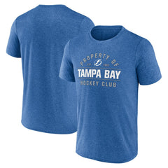 Tampa Bay Lightning Fanatics Property Of T-Shirt - Heather Blue - NHL 201191005