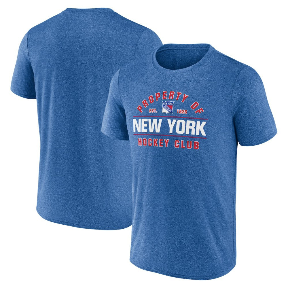 New York Rangers Fanatics Property Of T-Shirt - Heather Blue - NHL 201191008