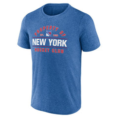 New York Rangers Fanatics Property Of T-Shirt - Heather Blue - NHL 201191008