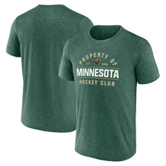 Minnesota Wild Fanatics Property Of T-Shirt - Heather Green - NHL 201191014