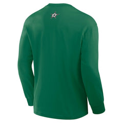 Dallas Stars Fanatics Rewind Long Sleeve T-Shirt - Kelly Green - NHL 201191022