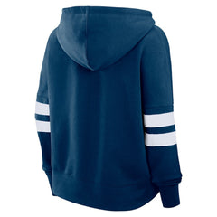 Seattle Kraken Fanatics Women's Oversized Seize Pullover Hoodie - Deep Sea Blue - NHL 201191049
