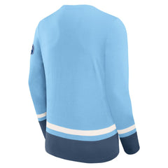 Pittsburgh Penguins Fanatics Vintage High Point Long Sleeve T-Shirt - Light Blue - NHL 201191181