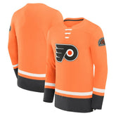Philadelphia Flyers Fanatics Vintage High Point Long Sleeve T-Shirt - Orange - NHL 201191183