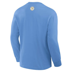 Pittsburgh Penguins Fanatics Vintage Rewind Long Sleeve T-Shirt - Light Blue - NHL 201191211