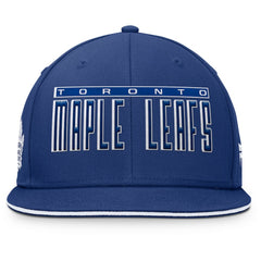 Toronto Maple Leafs Fanatics Fundamental Gino Stack Snapback Hat - Blue - NHL 201193227
