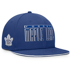 Toronto Maple Leafs Fanatics Fundamental Gino Stack Snapback Hat - Blue - NHL 201193227