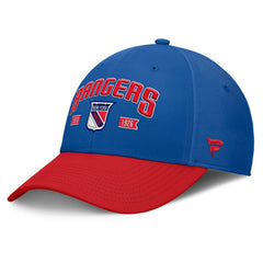 New York Rangers Fanatics Heritage Captain Flex Hat - Blue/Red - NHL 201193243