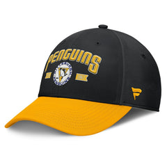 Pittsburgh Penguins Fanatics Heritage Captain Flex Hat - Black/Gold - NHL 201193244