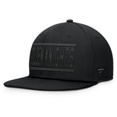Vegas Golden Knights Fanatics Heritage Ice Time Wordmark Fitted Hat - Black - NHL 201193246