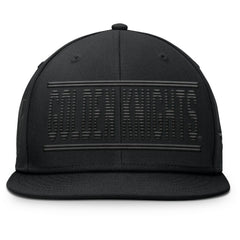 Vegas Golden Knights Fanatics Heritage Ice Time Wordmark Fitted Hat - Black - NHL 201193246
