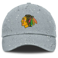 Chicago Blackhawks Fanatics Women's Heritage Snow Day Speckle Adjustable Hat - Gray - NHL 201193295