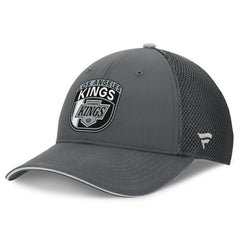 Los Angeles Kings Fanatics Authentic Pro Home Ice Trucker Adjustable Hat - Gray - NHL 201193311