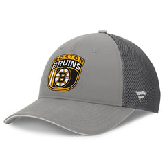Boston Bruins Fanatics Authentic Pro Home Ice Trucker Adjustable Hat - Gray - NHL 201193313