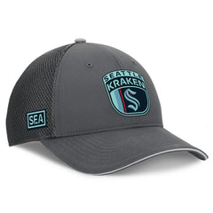 Seattle Kraken Fanatics Authentic Pro Home Ice Trucker Adjustable Hat - Gray - NHL 201193315
