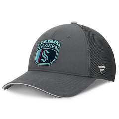 Seattle Kraken Fanatics Authentic Pro Home Ice Trucker Adjustable Hat - Gray - NHL 201193315