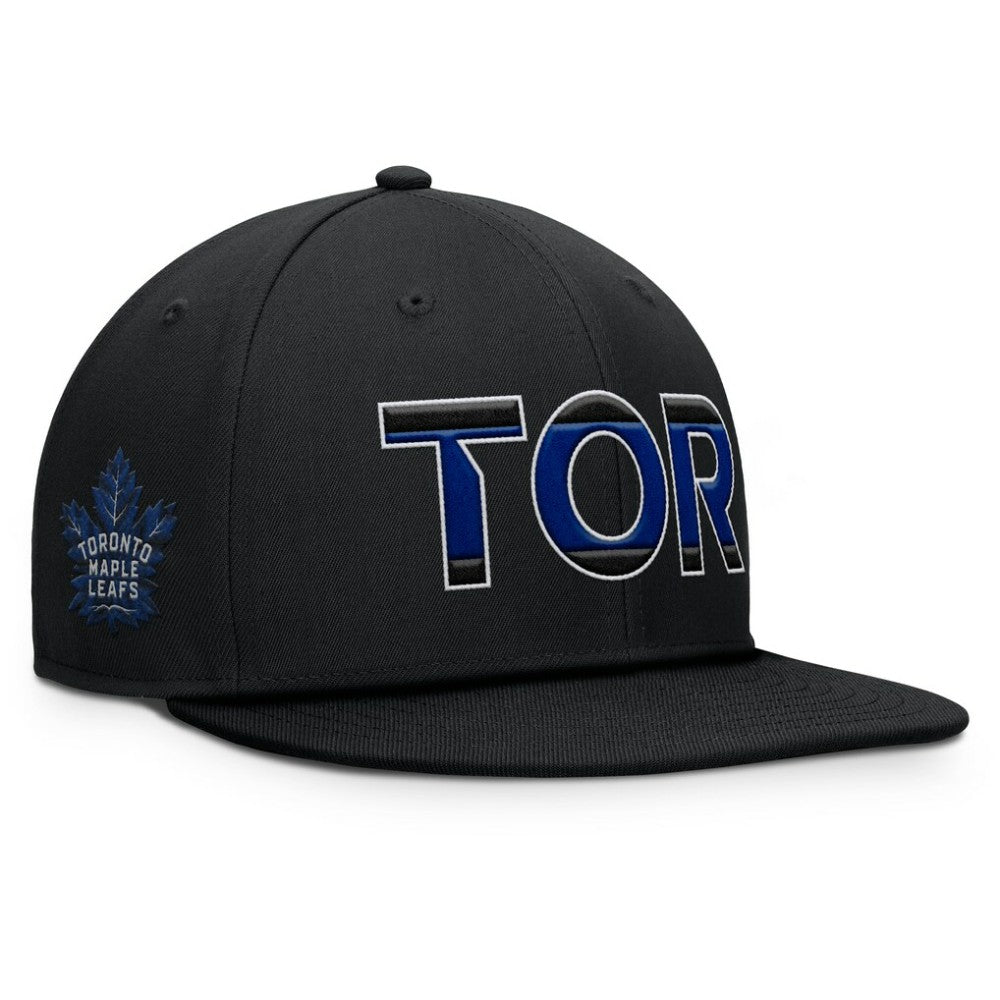 Toronto Maple Leafs Fanatics Authentic Pro Alternate Jersey Snapback Hat - Black - NHL 201193351