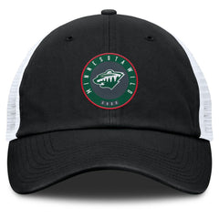 Minnesota Wild Fanatics Averie Trucker Adjustable Hat - Black/Gray - NHL 201193364